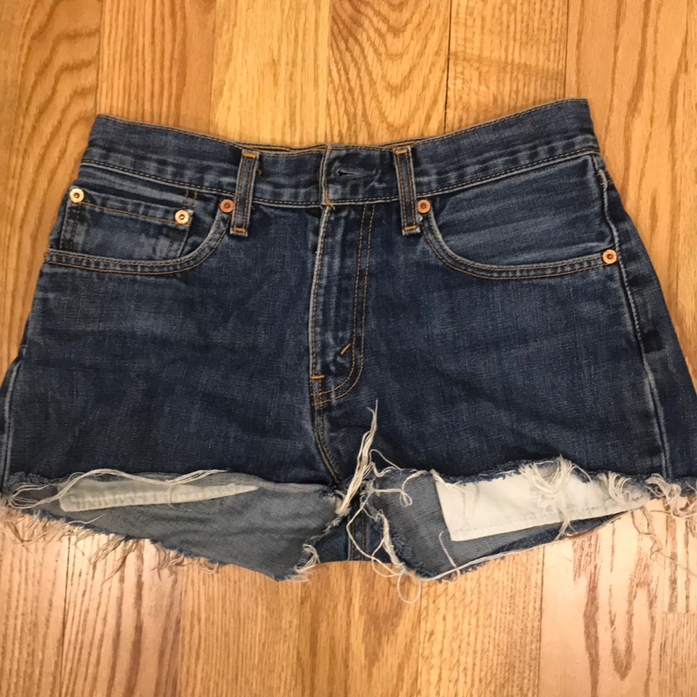 Levi denim shorts